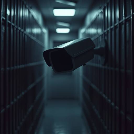 Cámara de seguridad en una celda