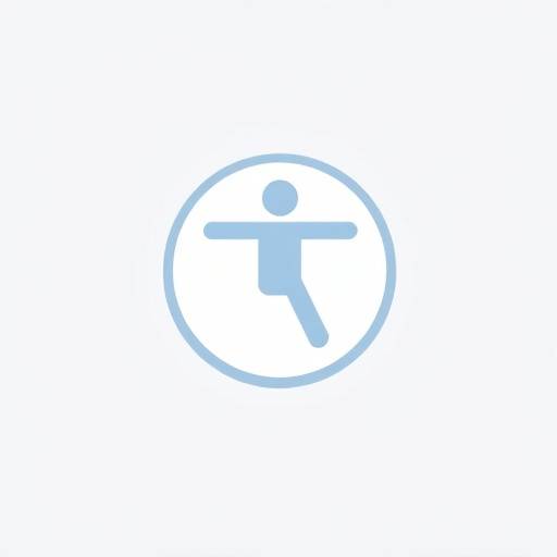 Icono de accesibilidad que representa una figura humana con los brazos extendidos en un círculo, simbolizando la inclusión y la accesibilidad.